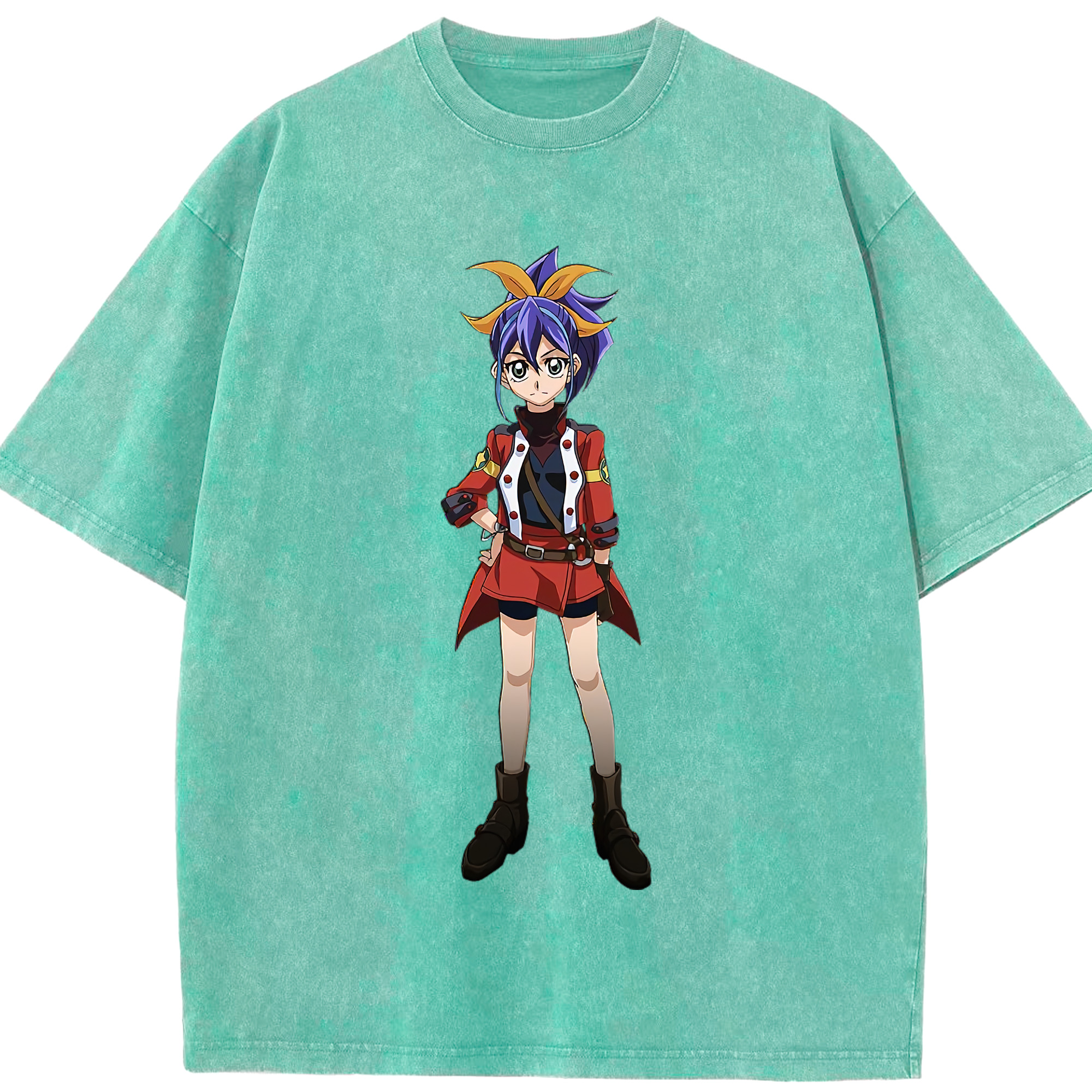 （画像用） 遊☆戯☆王 Yu-Gi-Oh! 綿100% ヴィンテージ風 半袖Tシャツ（フロントプリント）